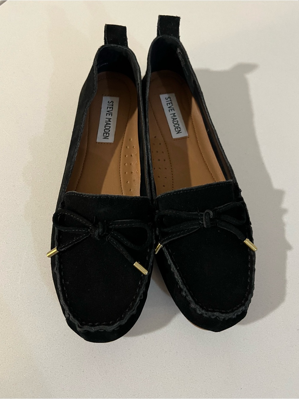 Steve Madden Weverly Suede Leather Loafers Size 9
